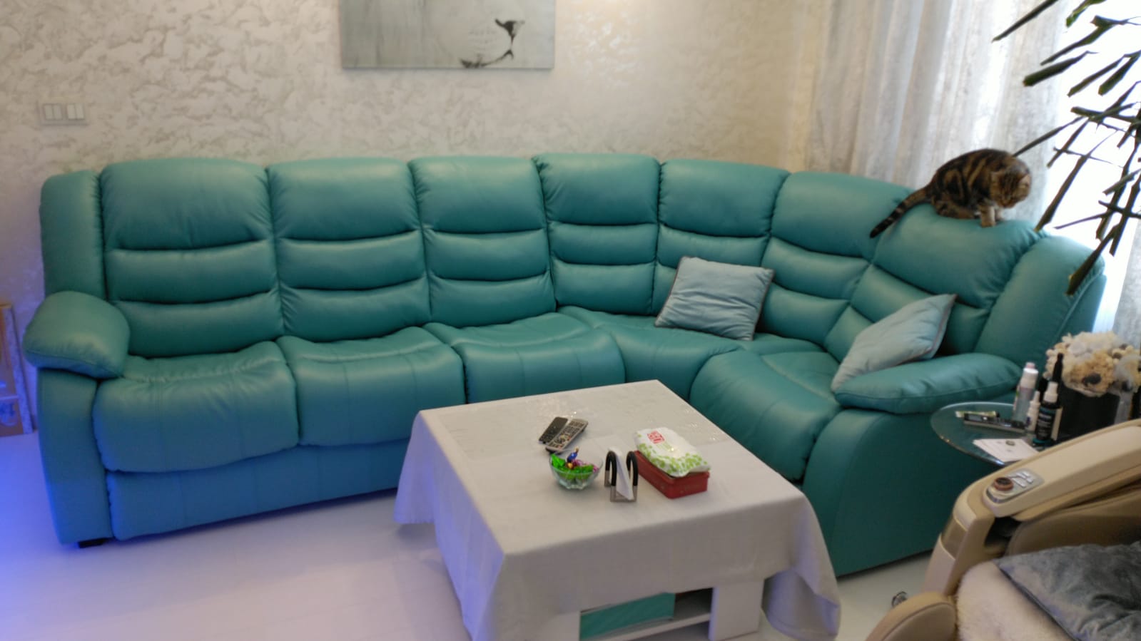 Перетяжка дивана на дому. Западное Дегунино